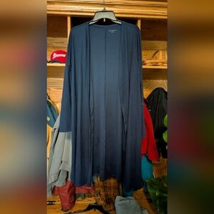 Lane Bryant Deep Blue Knit Cardigan